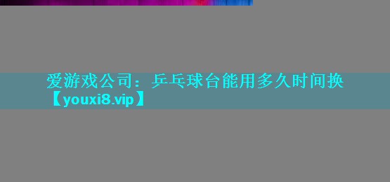 爱游戏公司：乒乓球台能用多久时间换