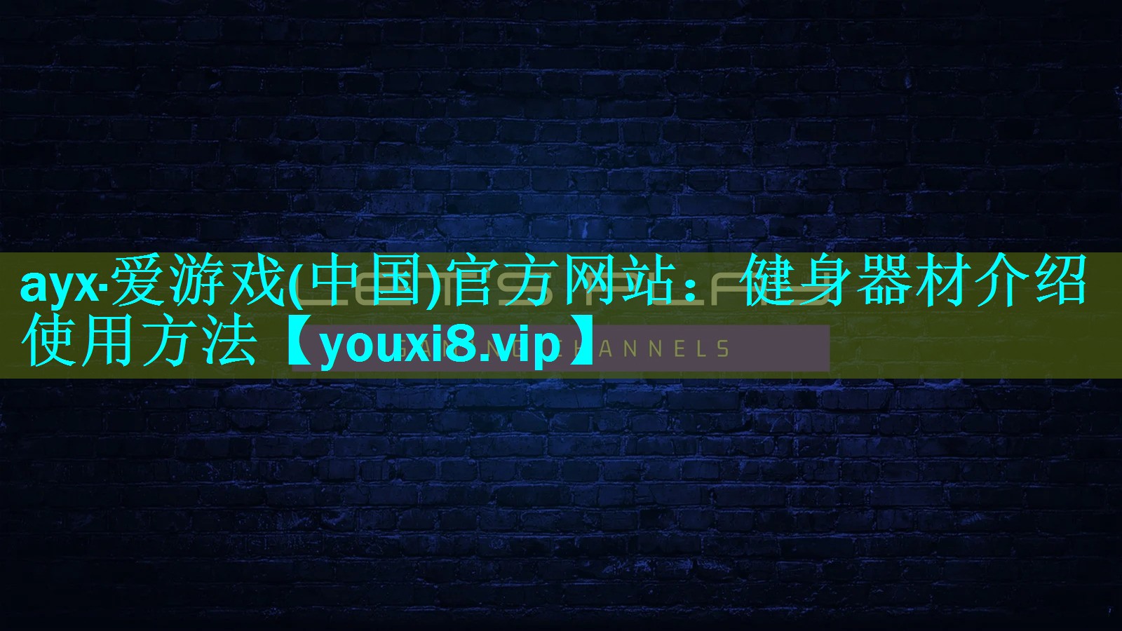 健身器材介绍使用方法